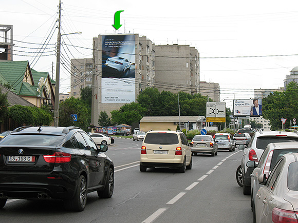 Брандмауэр на улице Красных Партизан, № 541 (сторона Б)