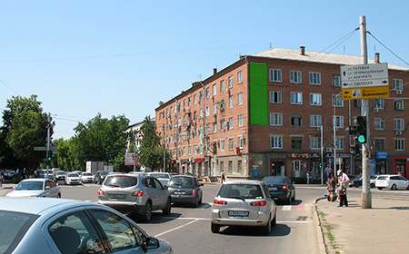 Брандмауэр на улице Одесская, № 46 - Коммунаров